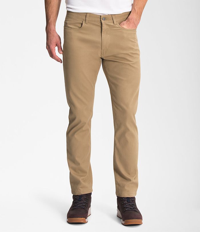 Pantalones The North Face Hombre 5-Pocket Bedford Corduroy - Colombia DCHATU468 - Kaki